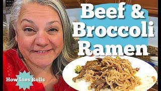 Delicious Beef & Broccoli Ramen | With a GLUTEN FREE Option | Easy Cooking Tutorial