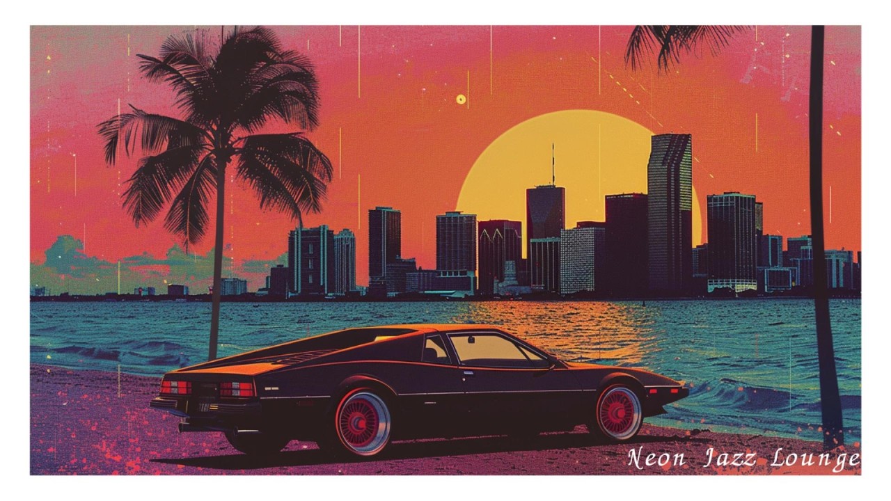 Jazz House Mix | Miami Neon Coast – Smooth Jazz House & Late Night Lounge