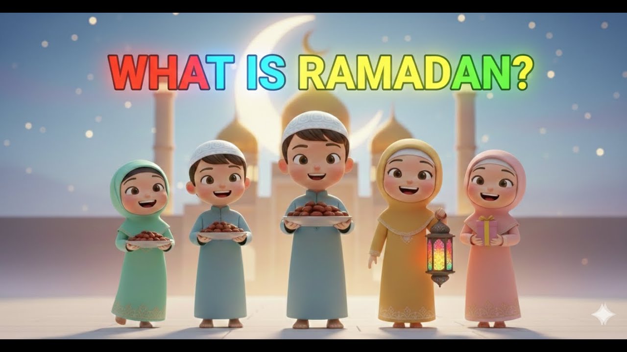What Is Ramadan? 🌙 | Fasting Explained for Kids🧒 | Nursery Rhymes 