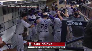 Paul DeJong on Nolan Arenado