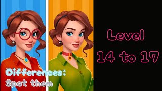 Differences - Spot Them Solution Level 14 - 17