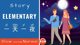 一天一夜 HSK1 Chinese Stories for Beginners Elementary Chinese Story Reading & Listening Practice