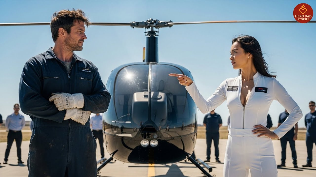 “Fly This Helicopter and I’ll Marry You.” — The CEO Mocked, Until the Single Dad Started the Engine