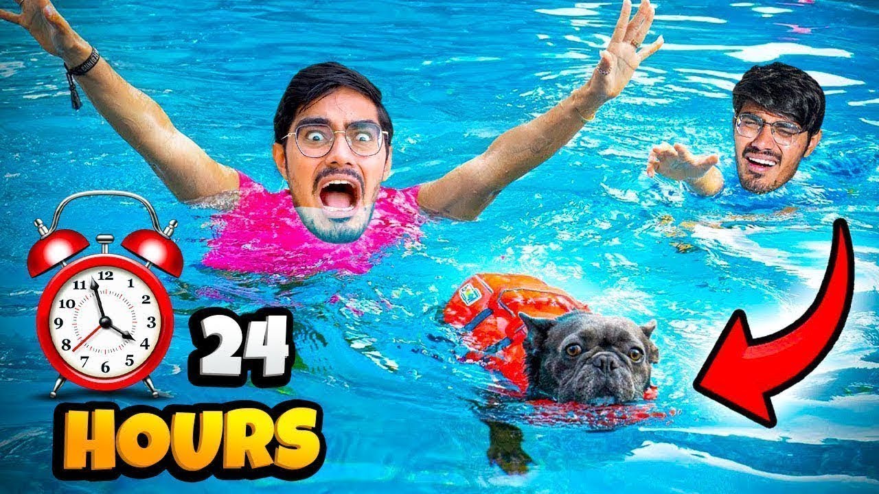 Last To Leave The Pool Wins ₹100000   पूल में ज्यादा देर बिताने वाला जीतेगा एक लाख🔥