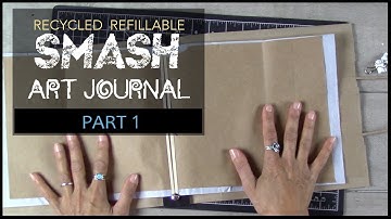 DIY Art Journal with Refillable Pages- Part 1