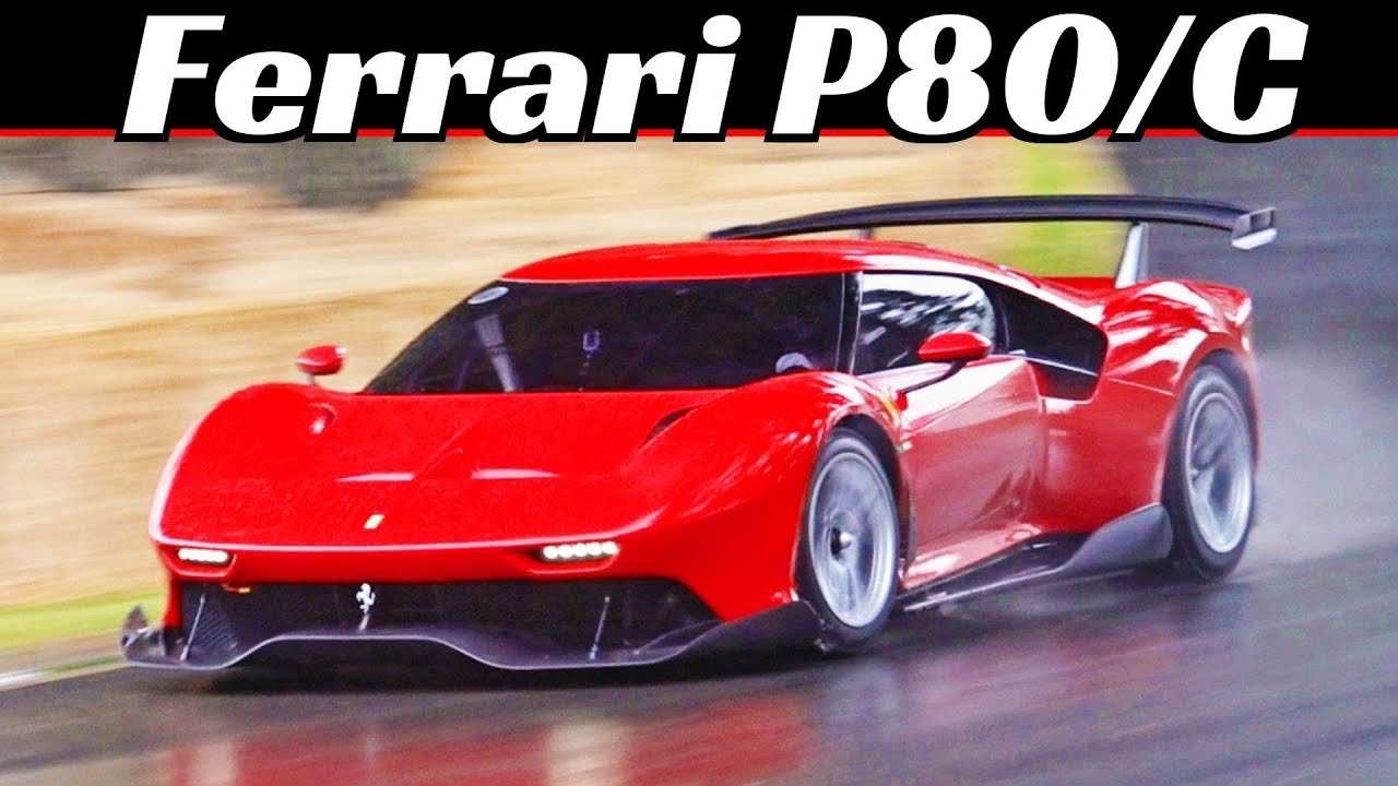 Ferrari P80 C The Ultimate And Most Extreme Track Only One Off Made In Maranello Action Sound Youtube