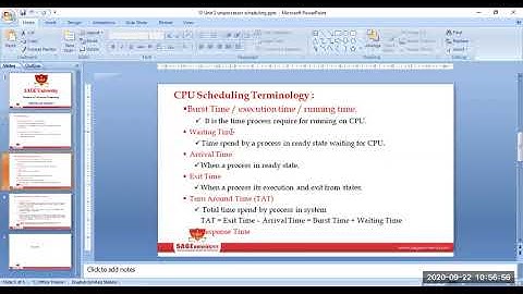 lecture 10 : Types of Uniprocessor Scheduling (Preemptive & Non Preemptive )