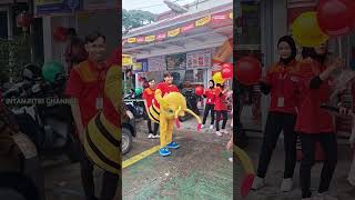 Ketawa terus badut lucu albi copot kepalanya | #shorts #badut #lucu #fyp #trending