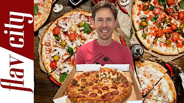 Who Makes The BEST Pizza - Domino's, Papa John's, Or Pizza Hut?!