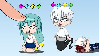 Anime Chibi Fnf vs Finger // Friday Night Funkin' Animation // Whitty and Carol ~ Todoroki and Sky