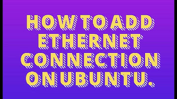 How to Add Ethernet Connection in ICT LAB | Configure IP Address in ICT LAB(ubuntu)