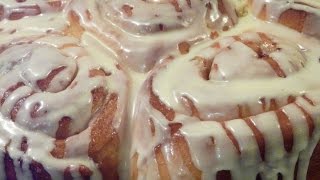 Cinnamon Rolls Recipe, Easy \& Best Cinnamon Buns With Glaze by mazar cuisine کلوچه دارچینی کلچه