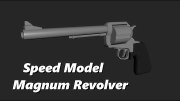[TWG] [Blender] Speed Modelling - Magnum Revolver