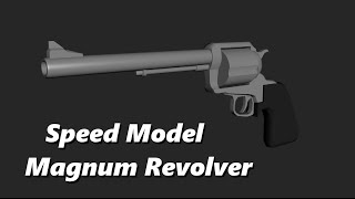 [TWG] [Blender] Speed Modelling - Magnum Revolver