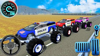 Juegos De Carros - Police Tesla Cyber Trucks Impossible Driver #2 - Car Extreme Racing Gameplay. screenshot 3