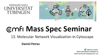 CMFI Mass Spec Seminar #13 - Molecular Network Visualization in Cytoscape screenshot 2