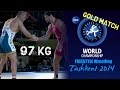Gold Match - Freestyle Wrestling 97 kg - A. GADISOV (RUS) vs K. GAZYUMOV (AZE) - Tashkent 2014