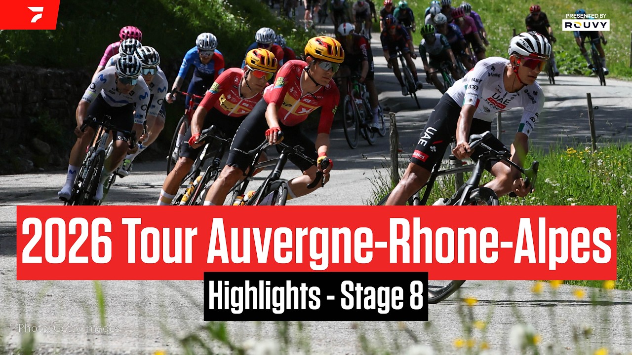 Tour Auvergne-Rhone-Alpes 2026 Stage 8 Highlights