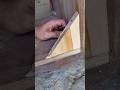 Pemasangan siku L kayu penguat sudut #woodworking #diy #craft #tips #tools