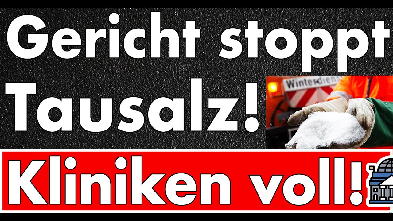 NABU stoppt Streusalz in Berlin! Ricarda Lang rastet völlig aus! Verbandsklagerecht muss weg!