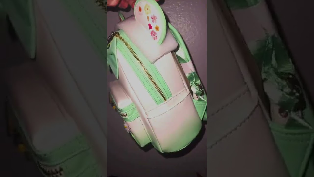 Loungefly Disney Minnie Mouse Pressed Flower Bow Mini Backpack - BoxLunch Exclusive 🌺