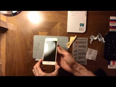 iPhone 6 Nalepenie ochranného skla 9H - Tempered Glass Protector
