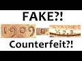 1909 S VDB Counterfeit! Lincoln Wheat Cent Penny ID Fakes