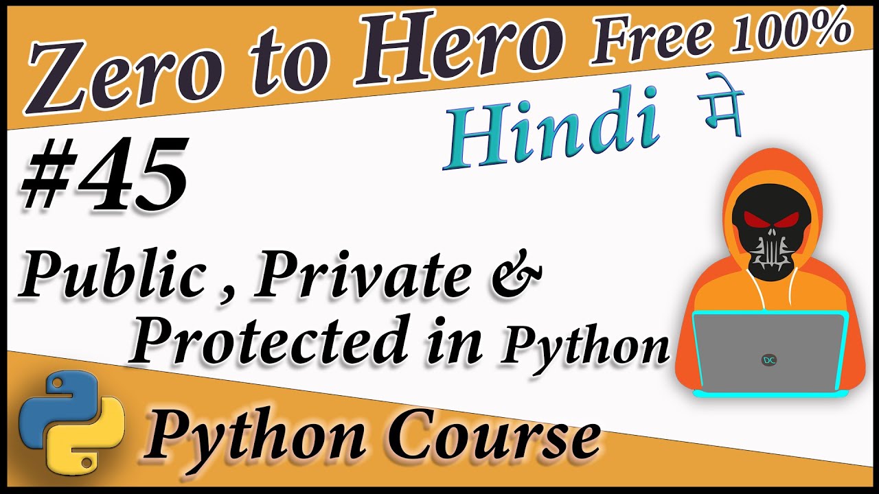 Public , Private & Protected in Python (OOP) || Python Free tutorial ...
