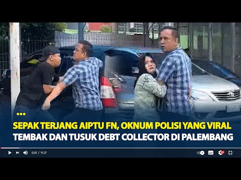 Sepak Terjang Aiptu FN, Oknum Polisi yang viral Tembak dan Tusuk Debt Collector di Palembang