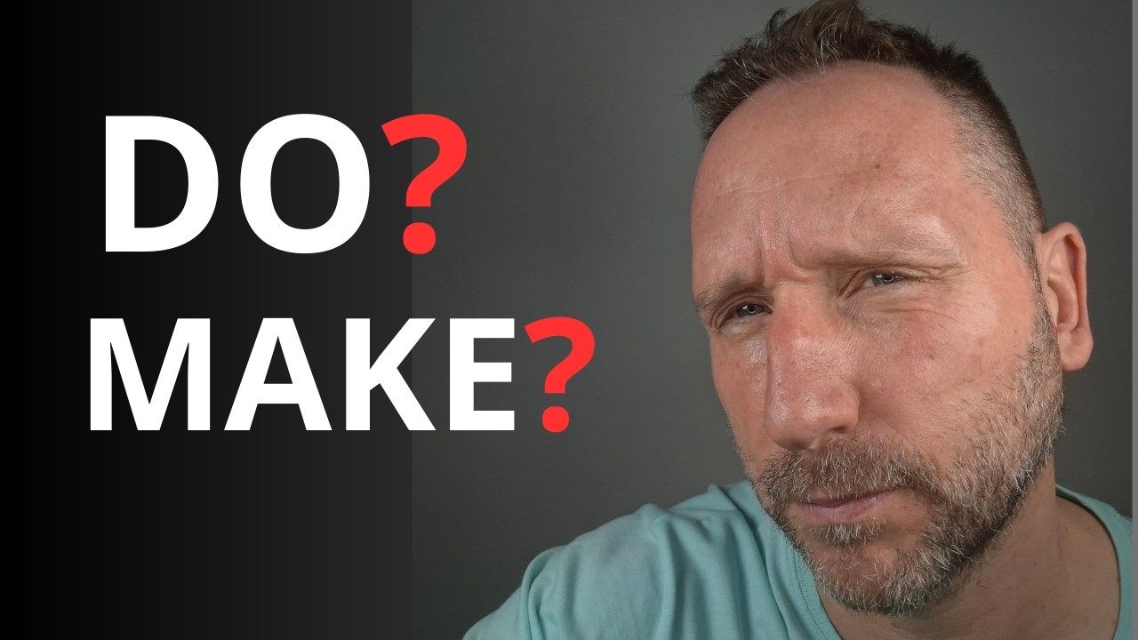 Do vs Make en inglés (Explicado fácil para principiantes)