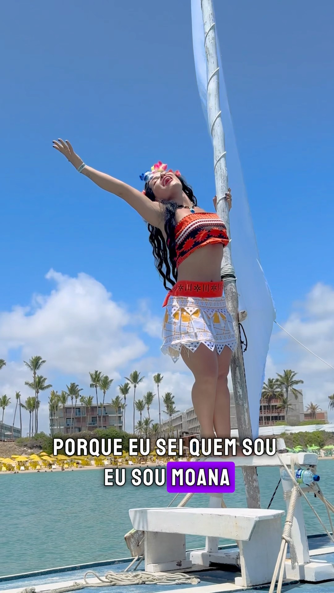 Eu sou Moana! ?? Já assistiram Moana 2? #moana #moana2 #entretenimento