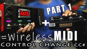 Headrush MX5 + M-Vave Chocolate Wireless MIDI - CC# (control change) || PART 1