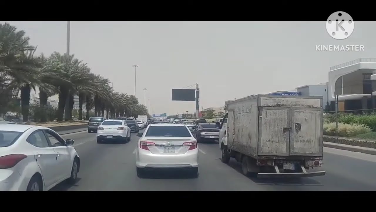 Back to inside riyadh travel Dammam road again to al sulay