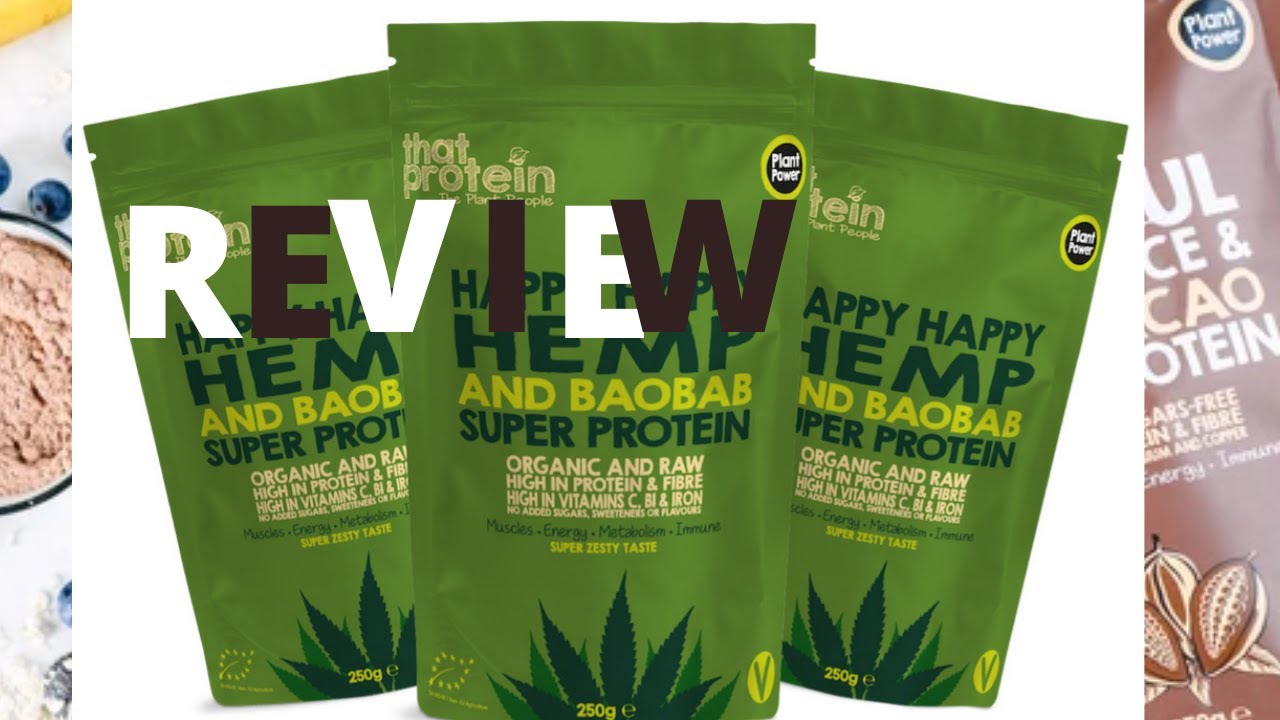 Happy Happy Hemp & Baobab Super Protein Review *thatprotein*