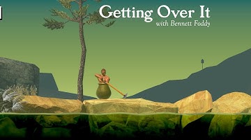 Finishing Getting over it golden pot speedrun 6min 50 second 🤯🤯 ( by me )