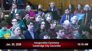 Cambridge Inauguration Ceremony – January 5, 2026 @22cityview