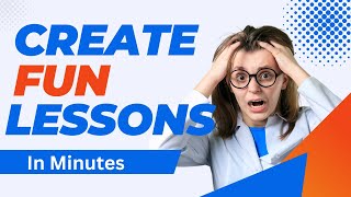 Create a Lesson Plan In Minutes #Teachai #teacher #teaching