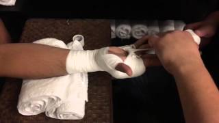 How to Wrap Your Hands for Boxing - TITLE Boxing - Wrap Your Hands Like a Professional