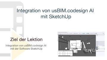 Tutorial usBIM.codesign AI – Integration von usBIM.codesign AI mit SketchUp – ACCA software