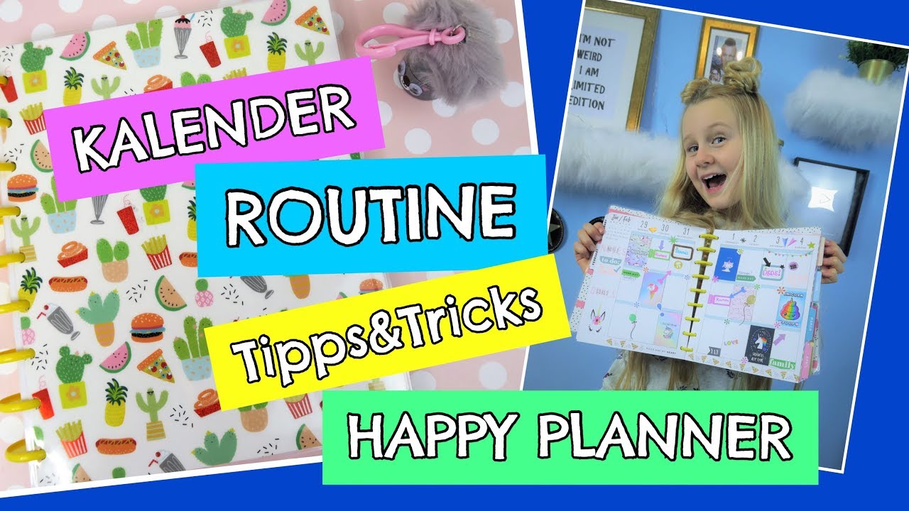 Happy Planner Routine 2018 mavie noelle instagram