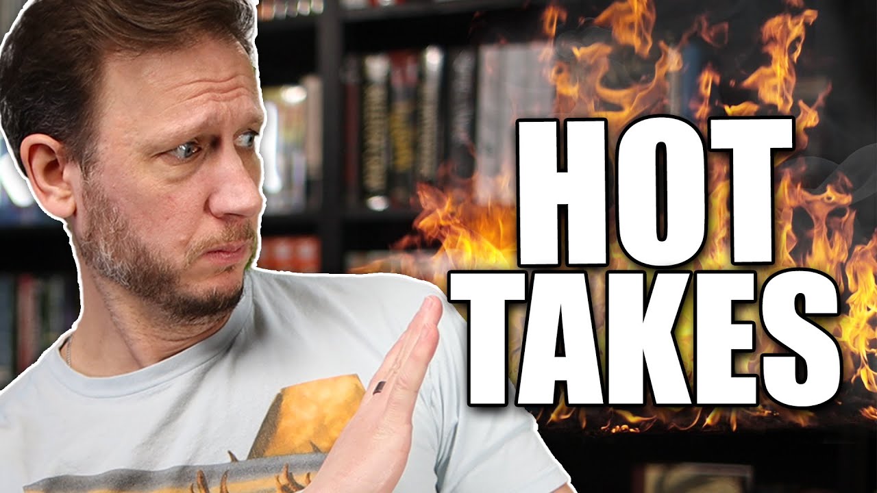 REACTING to your HOT TAKES on books!