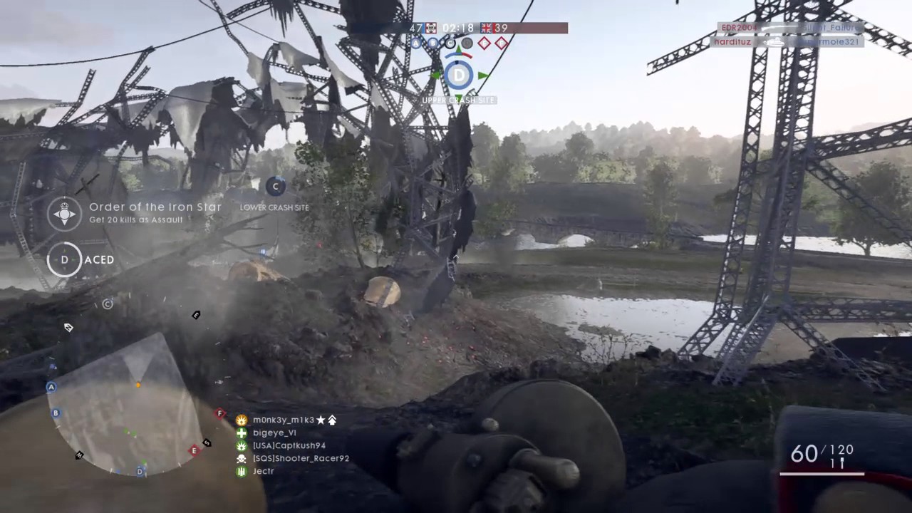 Bf1 bad aiming but getti the kills
