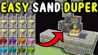EASY SAND DUPER in Minecraft Bedrock 1.20!