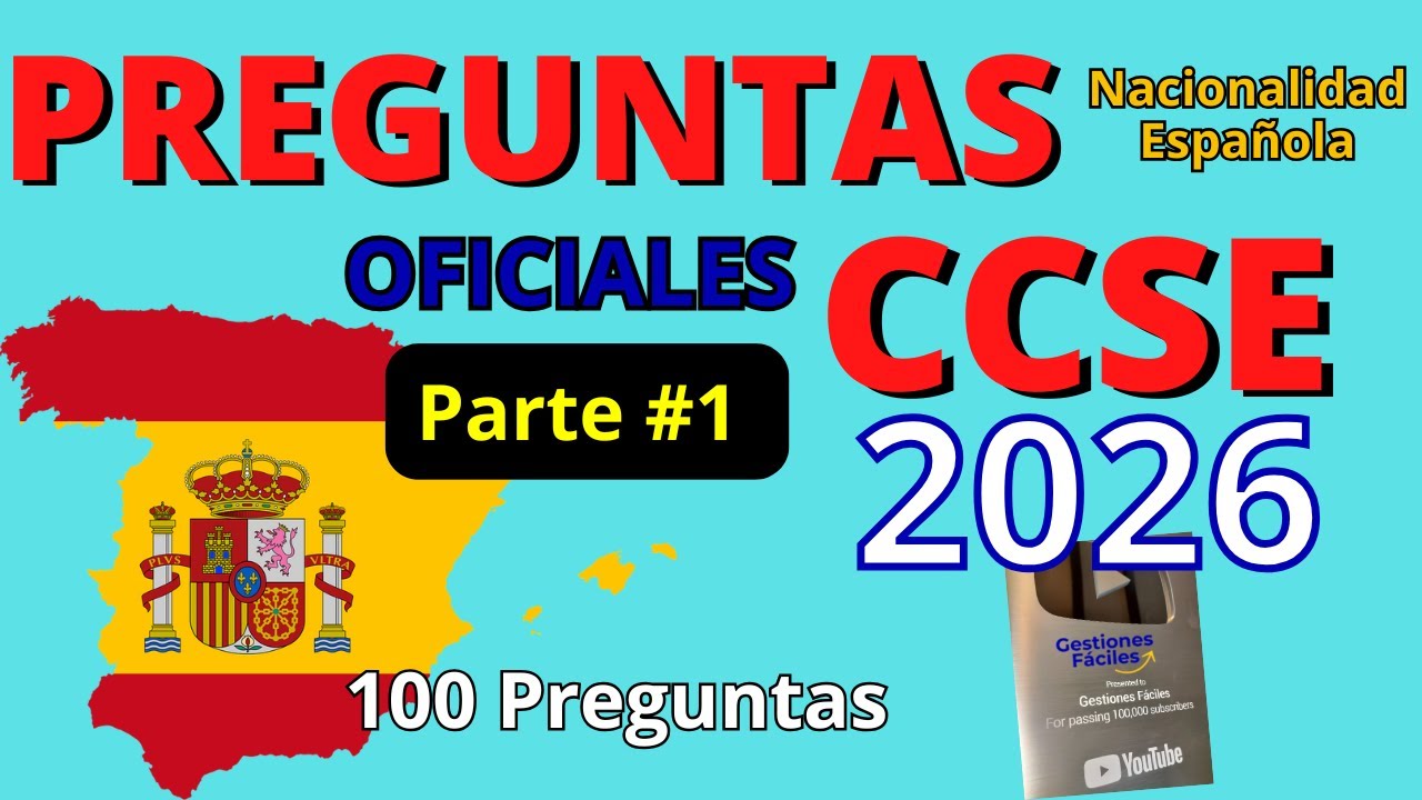 💥𝟏ª 𝐏𝐀𝐑𝐓𝐄 𝟏𝟎𝟎 𝗣𝗥𝗘𝗚𝗨𝗡𝗧𝗔𝗦 𝗢𝗙𝗜𝗖𝗜𝗔𝗟𝗘𝗦 𝙀𝙭𝙖𝙢𝙚𝙣 𝐂𝐂𝐒𝐄 𝟐𝟎𝟐𝟔 𝐍𝐀𝐂𝐈𝐎𝐍𝐀𝐋𝐈𝐃𝐀𝐃 𝐄𝐒𝐏𝐀𝐍̃𝐎𝐋𝐀 ❗𝐀𝐏𝐑𝐎𝐁𝐀𝐑❗#gestionesfaciles