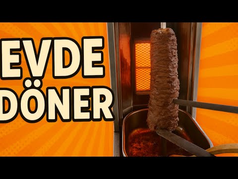 Mini döner makinasıyla evde et döner nasıl yapılır? - YouTube