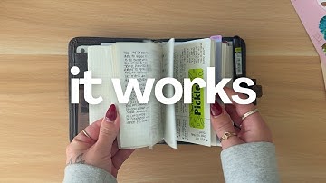 My Pocket Notebook System (finally feeling organized)