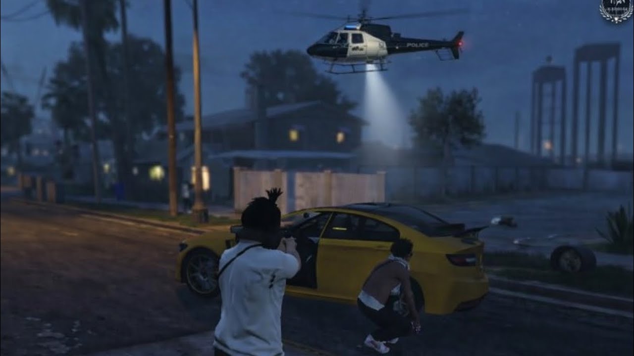 We bounced out in front of my opps hood in GTA 5 RP! And ￼flamed them