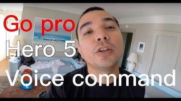 go pro hero 5 voice command test