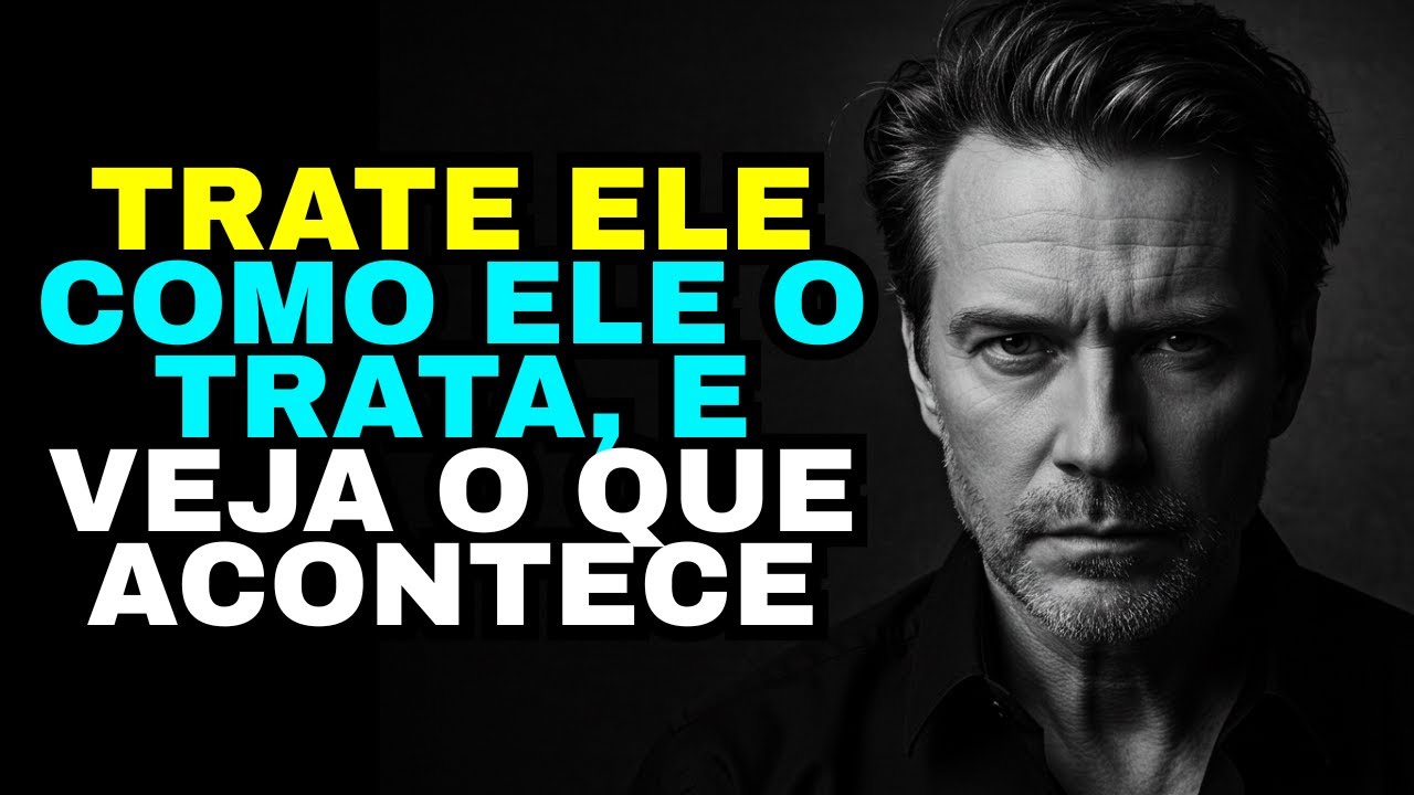 Quando você trata um narcisista do jeito que ele te trata, algo dentro dele simplesmente se rompe  S