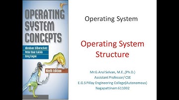 Operating System Structure | Operating System